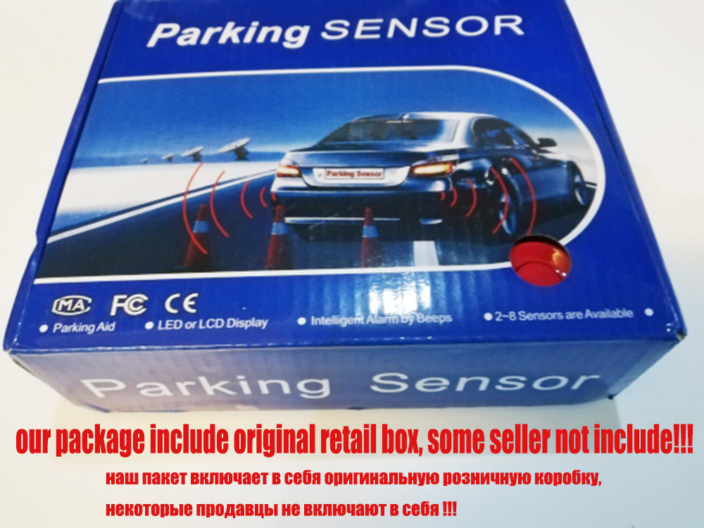 4 Sensorlu Avtomatik Geriyə Dəstəkləyicisi ilə 12V Avtomobil Park Sensoru