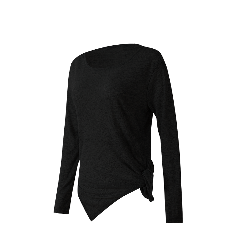 Ağır Atletika Fairy Payız Günəşdən Qoruyucu Yoqa Geyimi Qadın Yeni Boş İdman Tez Quruyan Smock Təlim Fitness Top Uzunqol