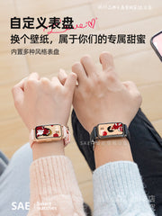 Couple Smart Bracelet Kişilər və qadınlar üçün bir cüt çoxfunksiyalı Sevgililər Günü hədiyyələri, idman və qaçış üçün sağlamlıq bilərzikləri