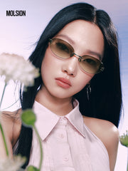 [Zhang Linghe ilə eyni üslub] Mosen Xingyue Mirror 26 yeni günəş eynəyi, günəşdən qoruyan və anti-UV günəş eynəyi MS7175