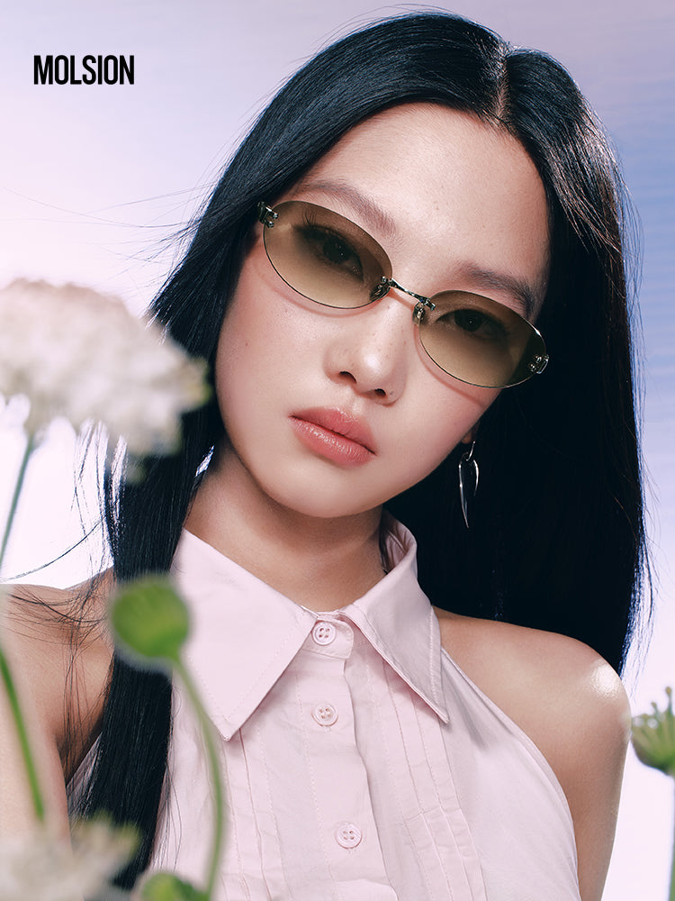 [Zhang Linghe ilə eyni üslub] Mosen Xingyue Mirror 26 yeni günəş eynəyi, günəşdən qoruyan və anti-UV günəş eynəyi MS7175