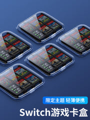 Youchengbang açar kaset qutusu Nintendo ns2 kart qutusu şəffaf böyük tutumlu OLED oyun kartı saxlama qutusu keçidli mini kart çantası kart qolu 2-ci nəsil lite çantası ikinci nəsil aksesuarları üçün uyğundur