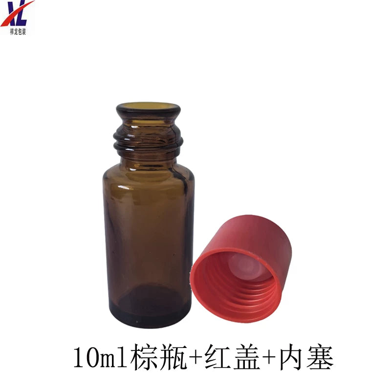 5ml qəhvəyi ləzzətli alt butulka şüşəsi 15ml ədviyyat 30ml şəffaf möhürlənmiş işığa davamlı boş şüşə 125ml zəng ağzı