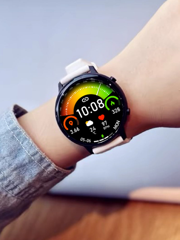 Kişilər və qadınlar üçün yüksək səviyyəli idman smart saatı, ürək dərəcəsini ölçən bilərzik, tələbə qara texnologiyalı elektron saat, qaçış üçün xüsusi temp