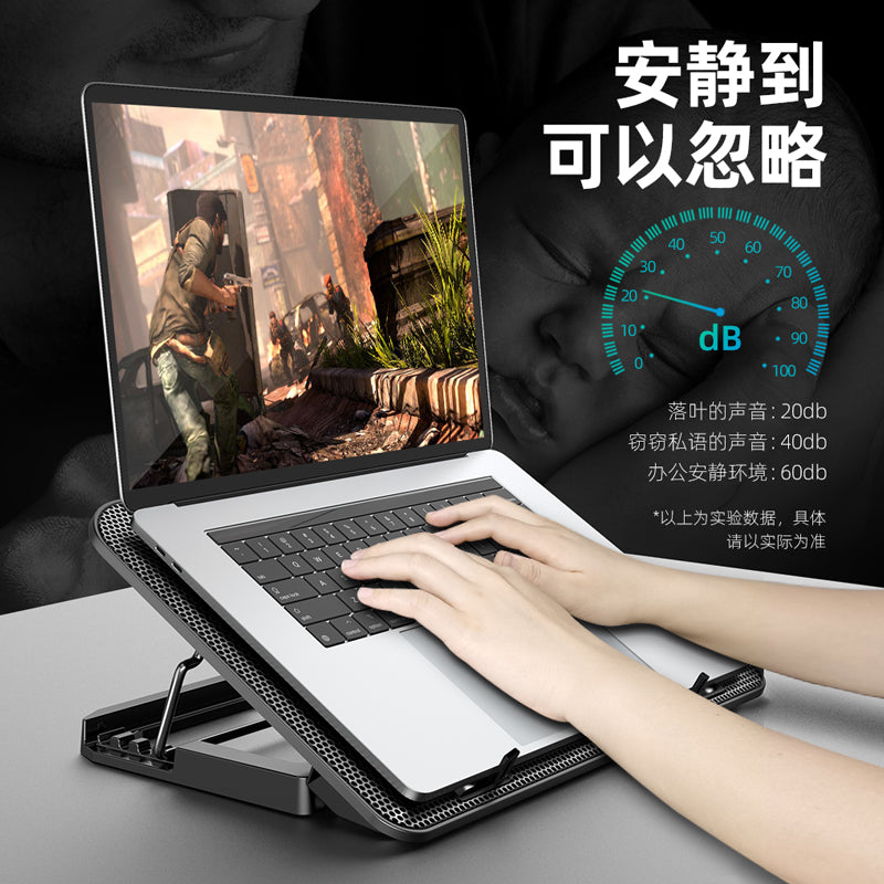Lenovo ThinkPad noutbukunun radiator bazası Thinkbook16 kompüteri üçün uyğundur E14 mötərizə x13 səssiz X1/15 soyuducu artefakt t14p oyun noutbuku 15,6 düymlük soyuducu fan