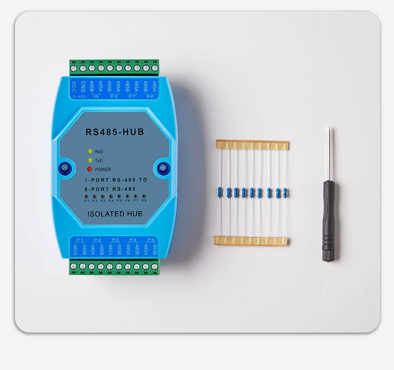 RS485 təkrarlayıcı birdən ikiyə 485 fotoelektrik izolyator birdən dördə qədər müdaxilə əleyhinə siqnal gücləndiricisi genişləndirici modulu