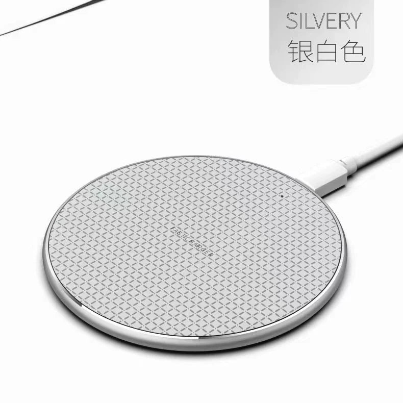 30W Fləş Şarj Simsiz Şarj Cihazı, Alüminium Ərintili, Apple və Huawei Telefonları ilə Uyğundur, İnduktiv Ağıllı Sürətli Şarj Masaüstü Diski