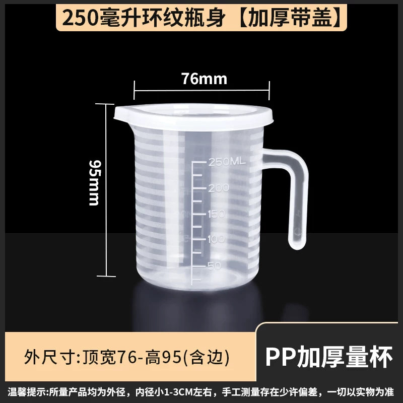 Tərəzi ilə plastik ölçmə qabı, böyük tutumlu ölçmə qabı, süd çayxanası, çörək bişirmək üçün xüsusi qida dərəcəli yüksək temperatura davamlı metr ml çəllək