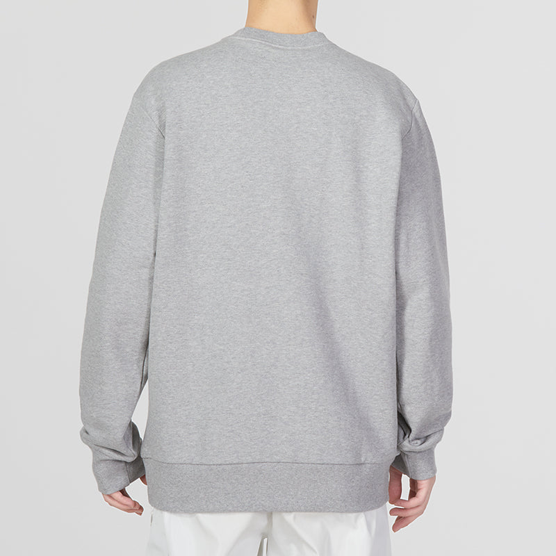 Adidas Kişilər üçün Dəyirmi Yaxalı Sviter, Yeni Yaz/Payız Modeli, İdman Geyimləri, Kişilər üçün Təmiz Pambıqdan Uzunqol Gündəlik Sviter