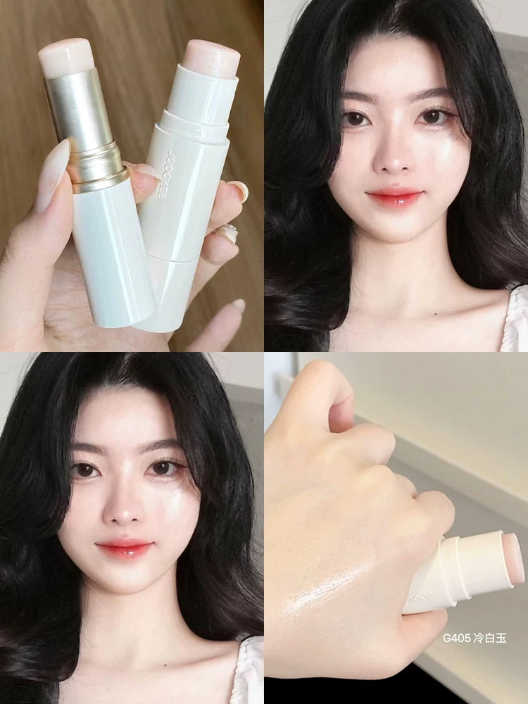 joocyee Fermentləşdirilmiş Su Parıltılı Ənlik Stik Vurğulayıcı Stik Krem Dodaq və Yanaq Çoxməqsədli Üz Parlaqlığı, Formalaşdırma, Təbii Nəmləndirmə