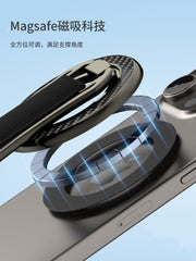 Güclü maqnit cazibəsinə malik, 360 dərəcə fırlanan halqalı Magsafe maqnit telefon qolbağı tutacağı masaüstündə üfüqi və ya şaquli şəkildə istifadə edilə bilər.