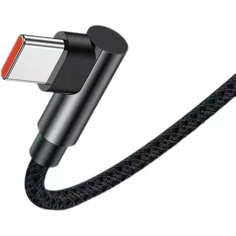 Huawei, Honor, Vivo P20, P30, P40, Mate 50, Honor Nova 7 Pro və Oyun üçün 120W SuperCharge Type-C əyilmə hörmə məlumat kabeli