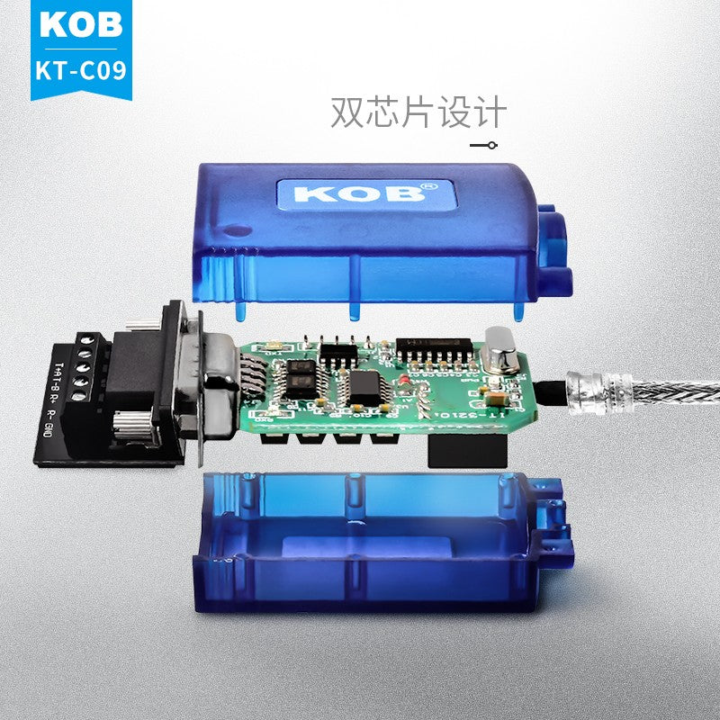 KOB USB-dən RS485-ə rs232-yə usb-dən 422-yə çevirici sənaye dərəcəli çip cüt nüvəli serial port məlumat kabeli