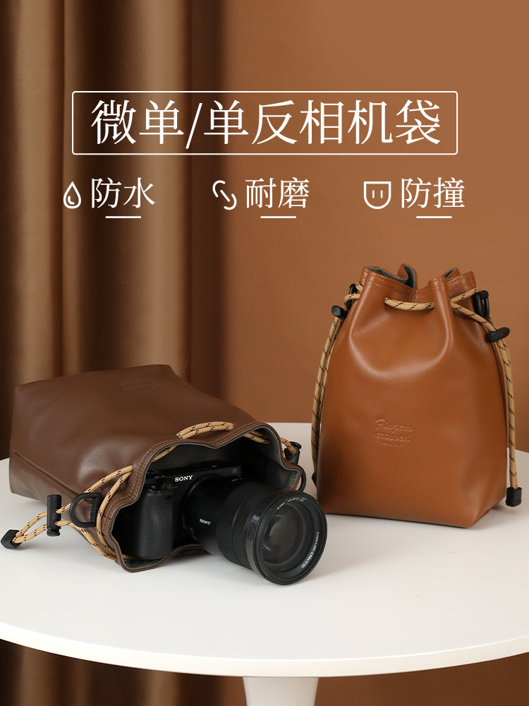 Kamera çantası saxlama çantası Canon r50g7x2 Fuji xt5 30xs20 Sony zve10elecom Nikon qadın crossbody mikro tək fotoqrafiya SLR obyektiv çantası layneri portativ qoruyucu örtük