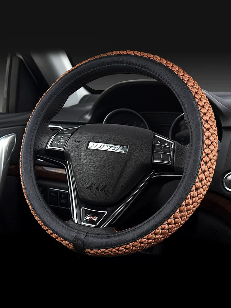 Sükan örtüyü Great Wall Haval H6, Red Rabbit F7, Big Dog M6, First Love Four Seasons buz ipək sükan örtüyü (universal) ilə uyğundur.