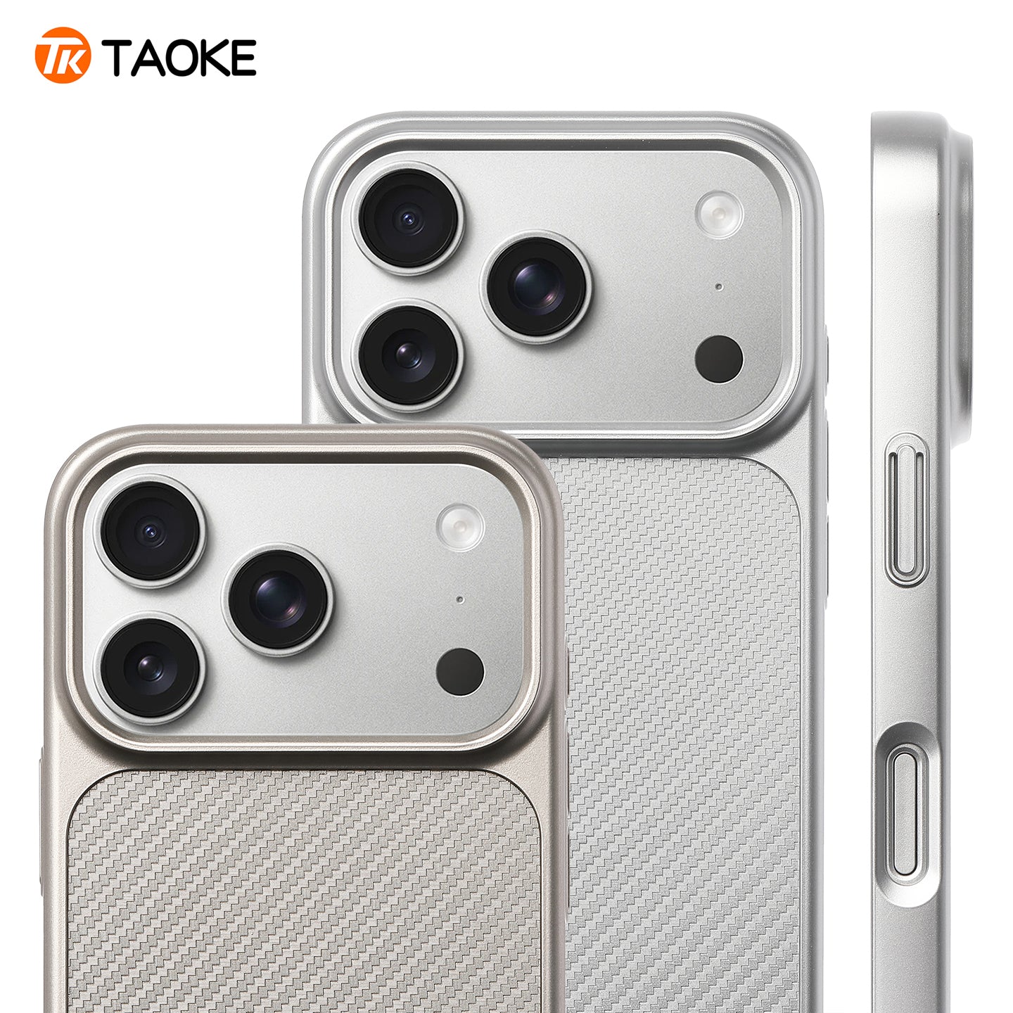 Apple iPhone 17 üçün gümüşü titan karbon lifli teksturalı korpus, yeni iPhone 17 korpusu, Apple 17 Pro Max tam örtük, 17 Pro düşmədən qorunma, Apple 16 Pro silikon korpus, 15 düymlük korpus, 14 düymlük super isti korpus, 13 düymlük korpus.