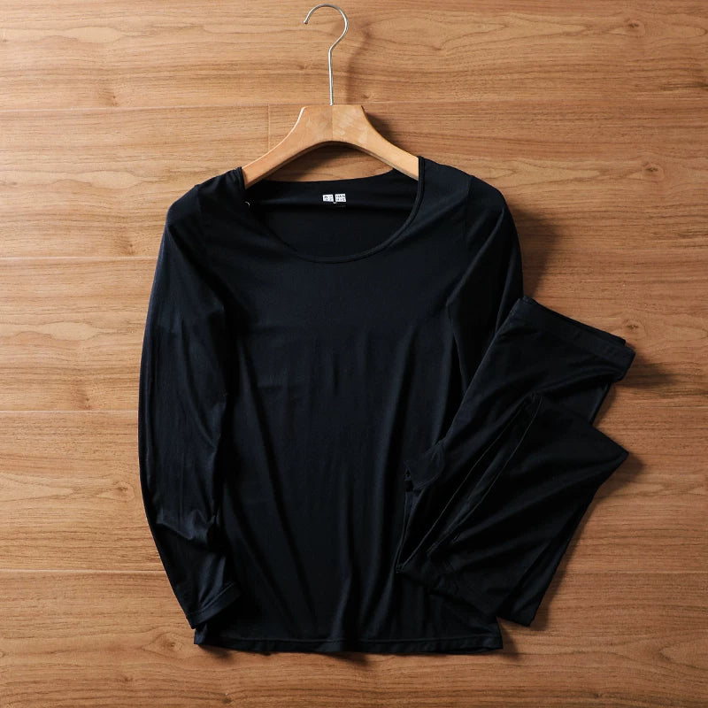 Yüksək reytinqli Yapon idxalı! Ultra nazik, öz-özünə qızan, yüksək elastikliyə malik uniseks termal alt paltarı dəsti.