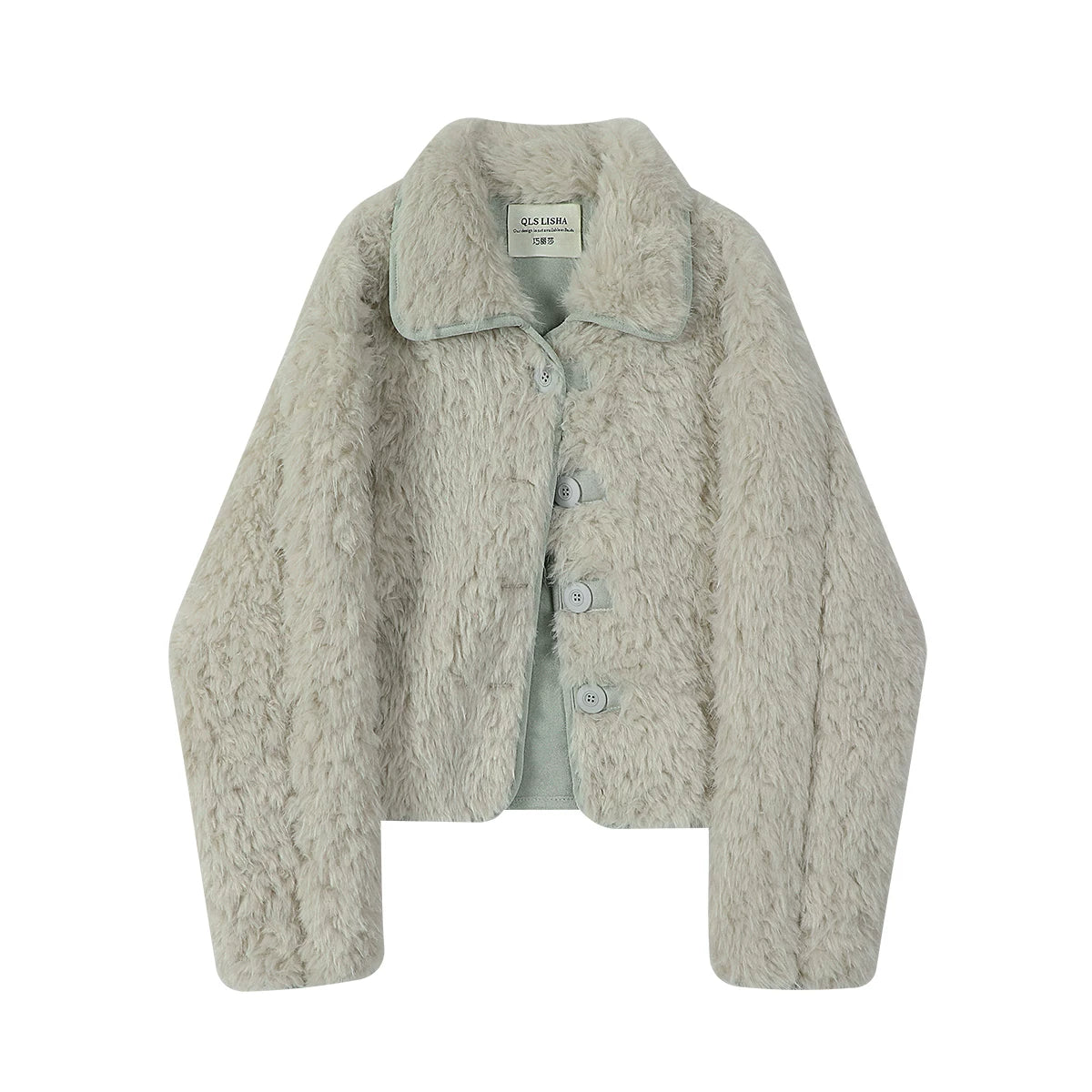 Cholisa Erkən Qış Qoyun Dərisi Quzu Yunlu Qısa Qalın Palto Qadınlar üçün İsti Satışlı Dəbli və Yüksək Səviyyəli Top