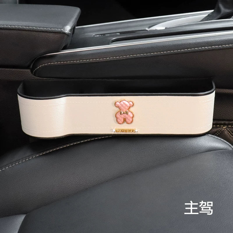 Çoxfunksiyalı Avtomobil Saxlama Qutusu, Qəşəng Yüngül lehimli Ayı Oturacaq Boşluğu Saxlama Qutusu, Tam Avtomobil Aksesuarları