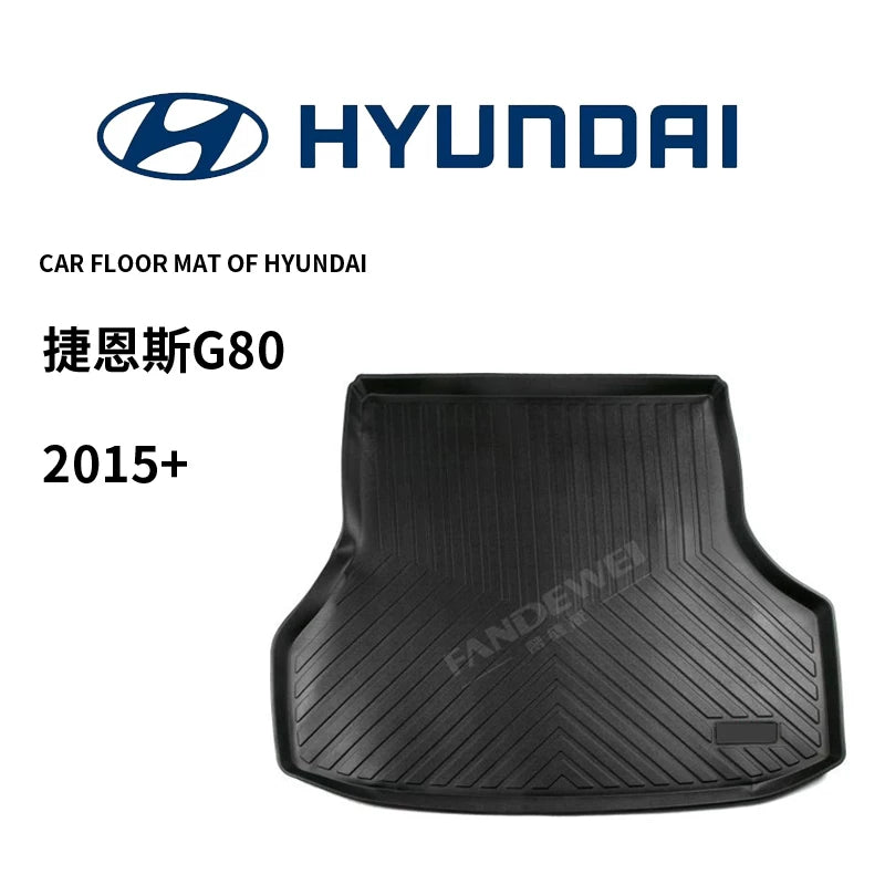 G80 (ikinci və üçüncü nəsil), G90, IONIQ, GN7 və GRANDEUR (GV80) üçün Hyundai Genesis baqaj ayaqaltıları.