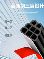 Avtomobilin sızdırmazlıq zolağı Səs-küydən qoruyan üçqat qalınlaşdırılmış avtomobil qapısı neytral qapı tikişi toz keçirməyən səs-küyün azaldılması suya davamlı xüsusi rezin çubuq