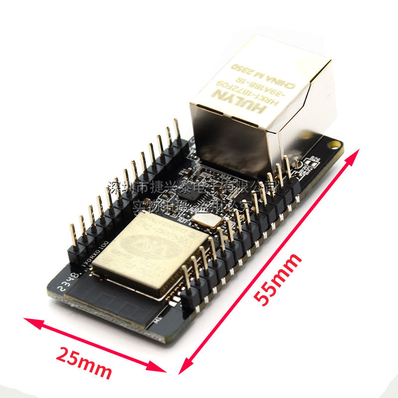 WT32-ETH01 Ethernet WiFi Bluetooth MCU moduluna ESP32 simsiz moduluna quraşdırılmış seriya portu