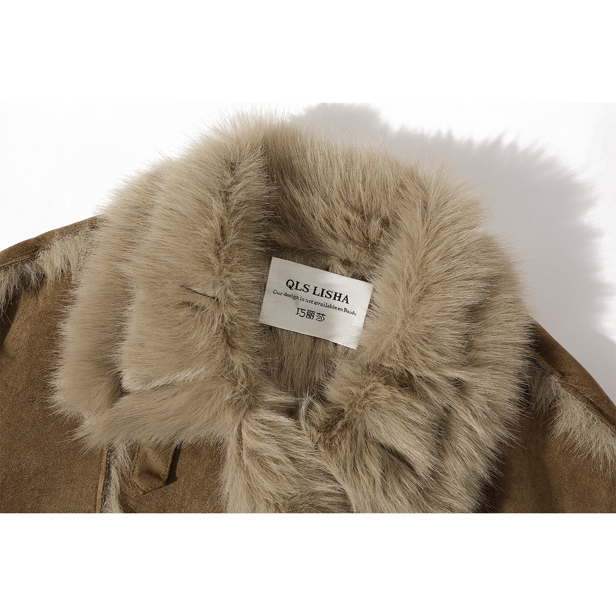 Cholisa qadınlar üçün unikal qırxılmış astarlı qısa zamşa palto, 2026-cı ilin payız və qış mövsümü üçün yeni, çox satılan model.