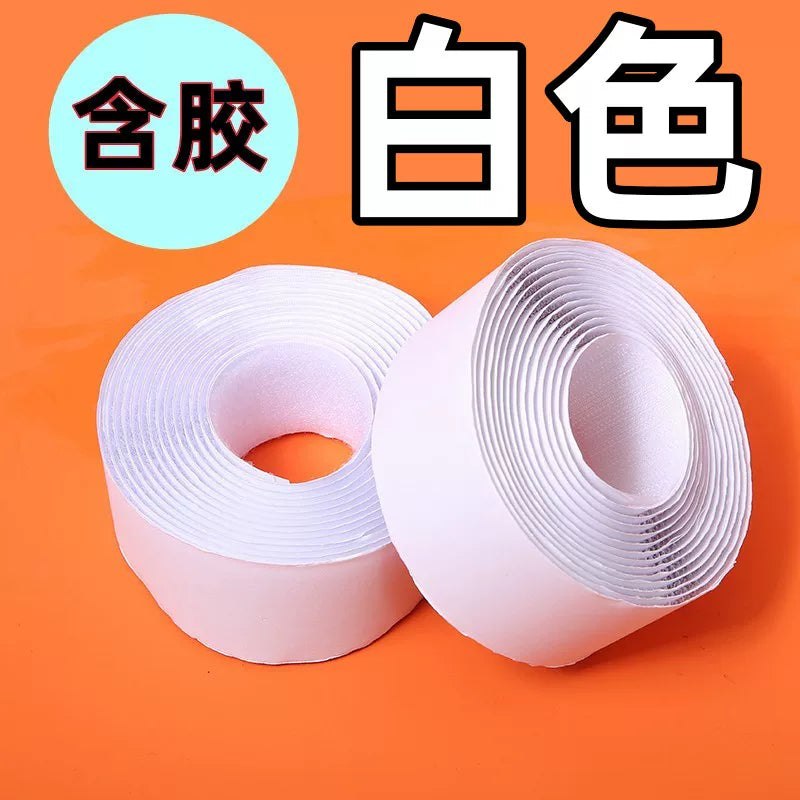 Yapışqan dayaqlı güclü ikitərəfli Velcro, avtomobil ayaqaltıları, pərdə ekranları, qayınana kabel bağları, neylon toka pastası