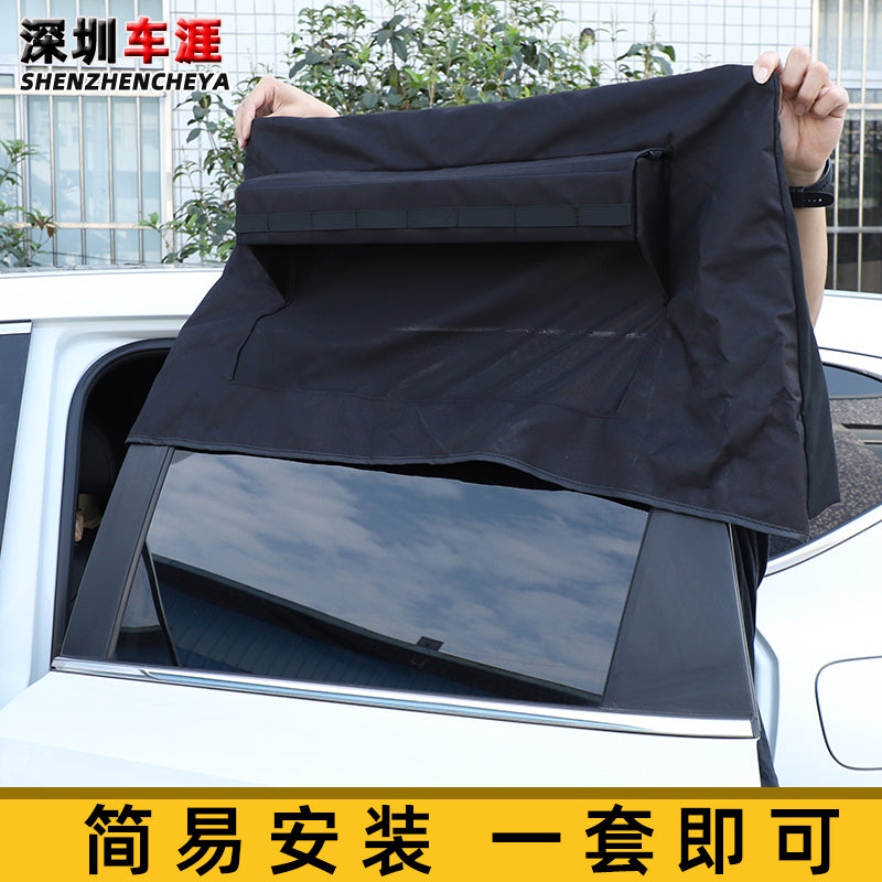 Günəşdən qorunma, istilik izolyasiyası, məxfilik və həşəratların qarşısının alınması üçün 2017-2025-ci illərin Honda CRV/Breeze açıq hava düşərgə avtomobilinin pəncərə örtüyü, günəşdən qoruyucu pərdə.