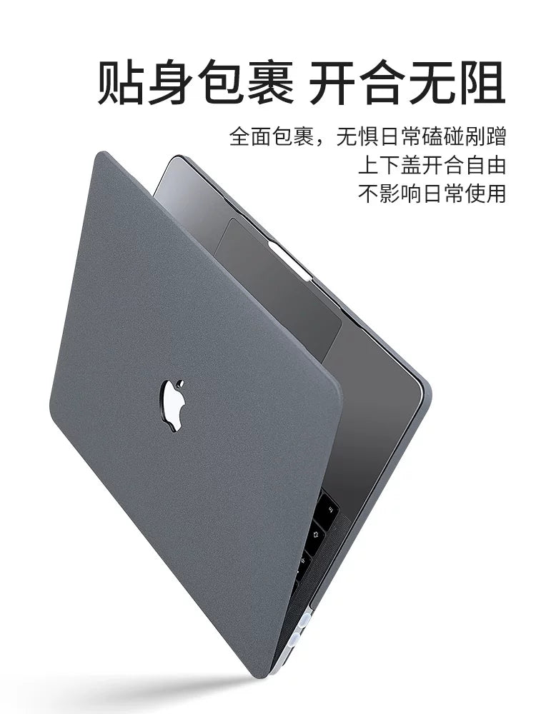 Apple kompüteri üçün uyğundur macbook 14 düymlük notebook qoruyucu qutusu air15 korpus pro16 tutqun və nazik yeni M4M3M5 filmə davamlı, cızıqlara davamlı, neo aşınmaya davamlı və çirklənməyə qarşı 13