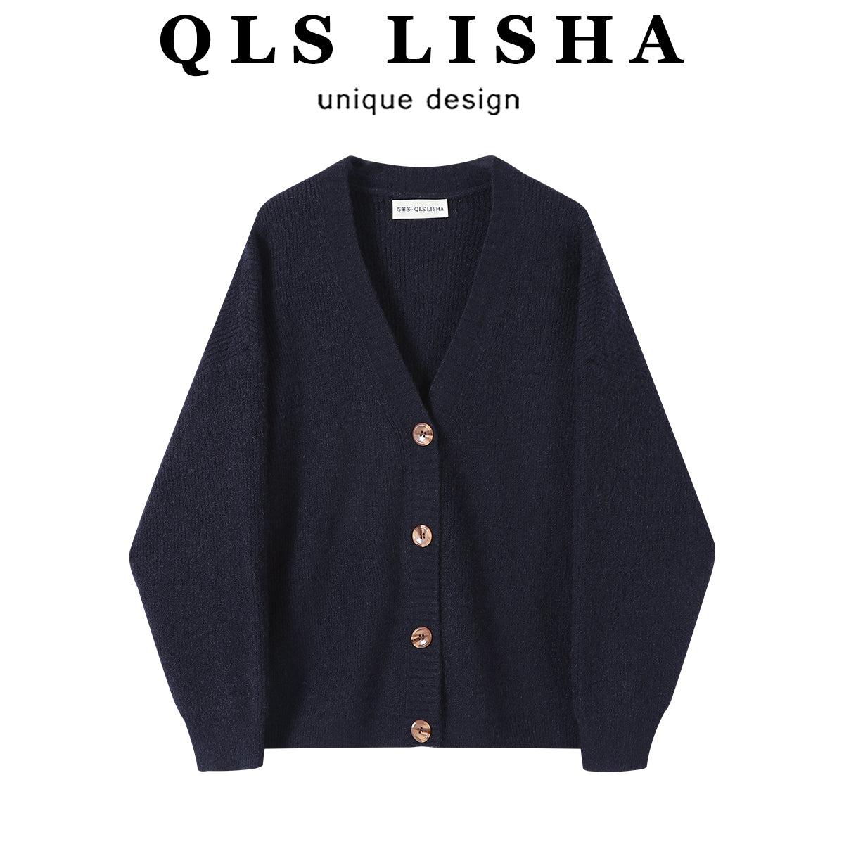 Cholisa boş hırka sviteri, payız və qış üçün şık və unikal trikotaj üst geyimi, rahat və zərif bir ab-hava yaradır.