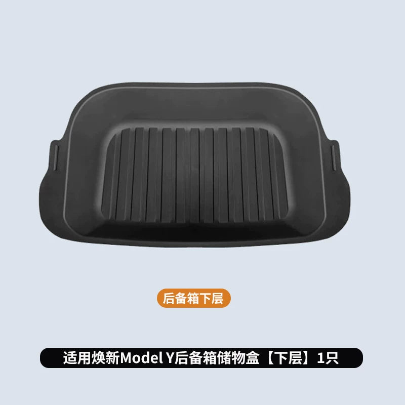 Suitable for the updated version of Tesla Model YL/3, including rear luggage storage box, front luggage organizer and tailgate modification.