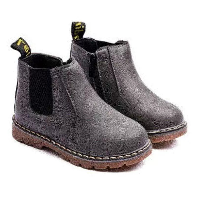 Oğlan uşaq qızlar üçün uşaq ayaqqabıları British vintage Mtin Boots