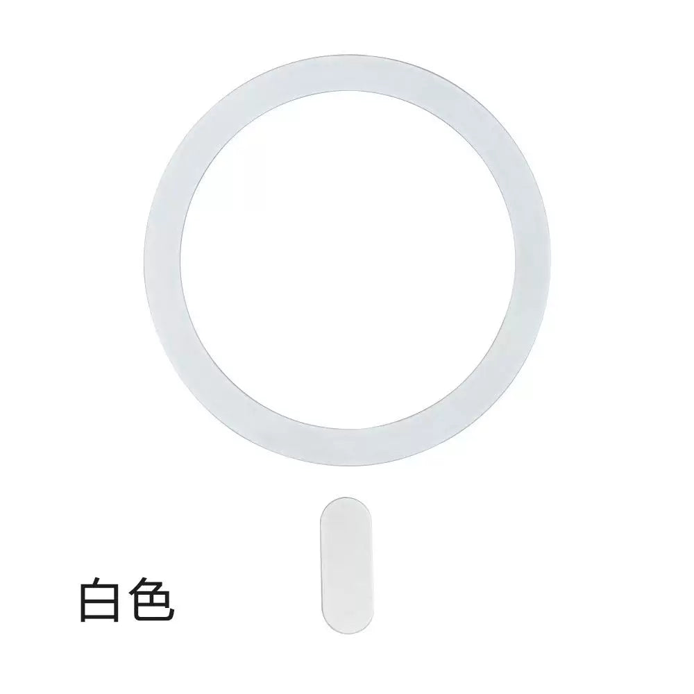 Maqnit halqası, maqnit bərkidicisi, MagSafe, boyalı örtük və quyruq hissəsi olan maqnitləşdirilmiş yamaqlı simsiz qəbuledici.