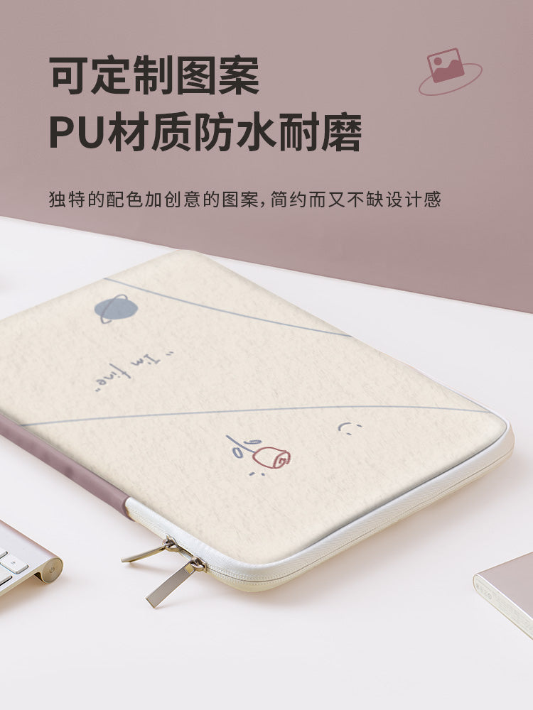 SUYA Suya ins üslublu notebook layneri çantası Huawei mate14-düymlük Apple macbookair/neo13.3 kompüter çantası Lenovo Xiaoxin pro15.6 qadın ipad planşet çantası 12 üçün uyğundur