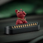 Tuhao FA İt Döyüşən Avtomobil Müvəqqəti Dayanacaq Telefon Nömrəsi İşarəsi Avtomobil Dekorasiyası Avtomobil Müvəqqəti Parkinq Kartı Dayanacaq Kartı