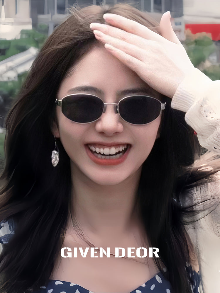 Qin Lan Tan Songyun eyni köhnə pul stili nocap gün eynəyi qadınların yüksək səviyyəli polarizasiyalı gün eynəyi miyopi dərəcəsi