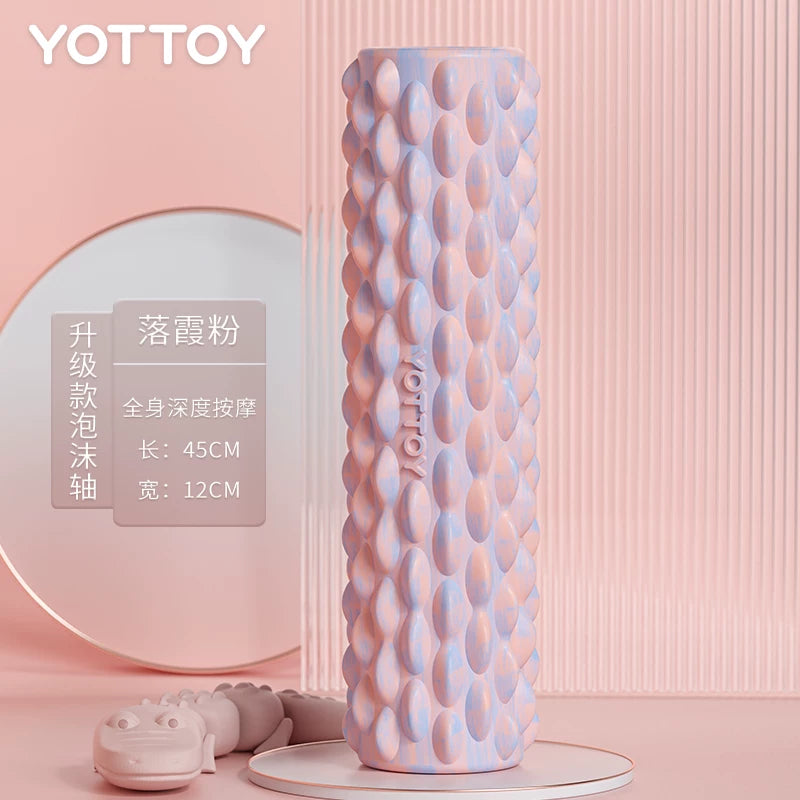 YOTTOY köpük roller əzələ rahatlaması arıqlama gürz masaj rulonu peşəkar geri yuvarlanan artefakt fitness yoga sütunu
