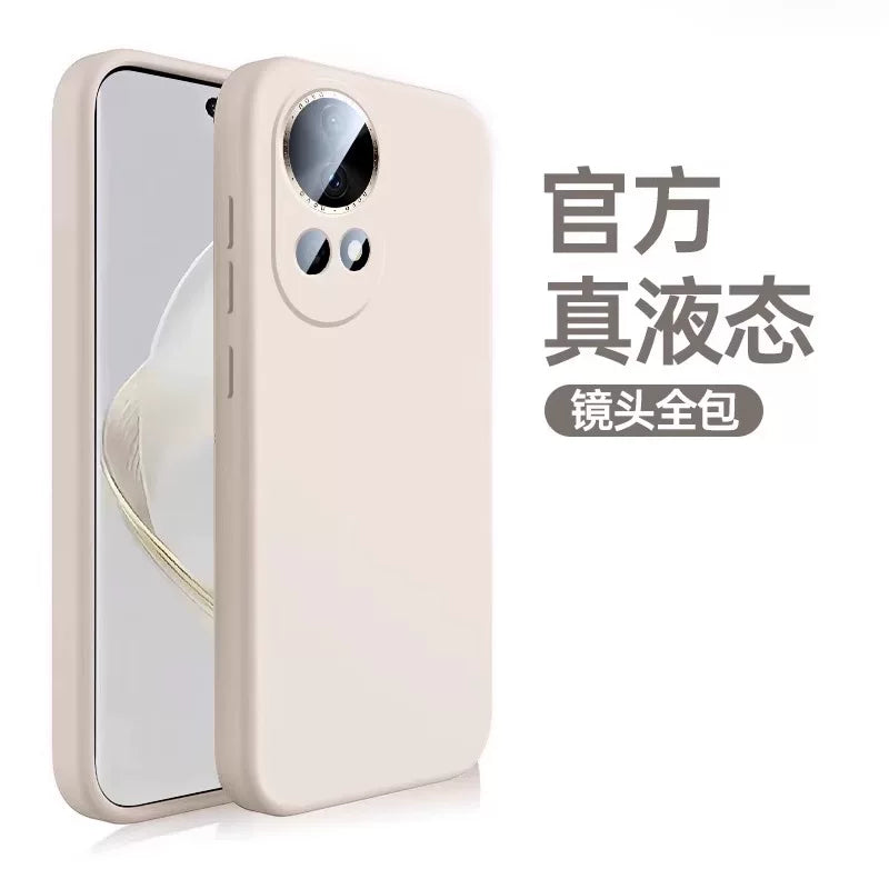 [Amerika Birləşmiş Ştatlarından gətirilib] Huawei nova12pro mobil telefon qutusu üçün uyğundur, yeni nova13 lens hər şey daxil nova12Ultra maye silikon qoruyucu örtük nova14 düşməyə qarşı enerjili versiya sadə qabıq