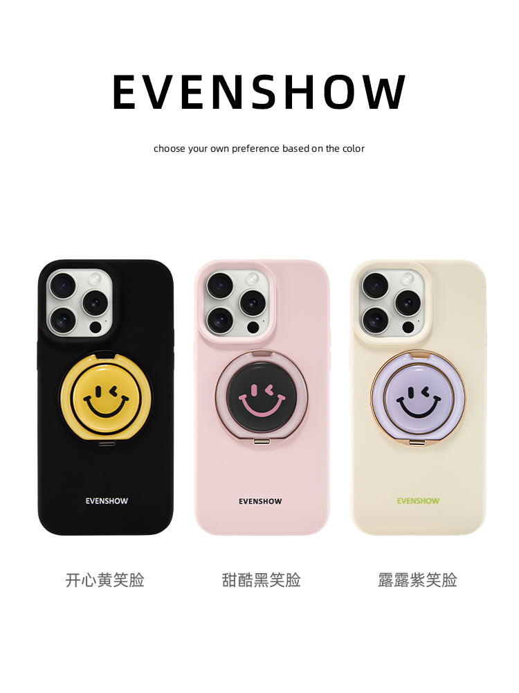 [Deng Ziqi ilə eyni model] EVENSHOW Apple 17AIRiPhone16promax15plus14/13 üçün uyğun stendli yeni maye silikon mobil telefon qutusu