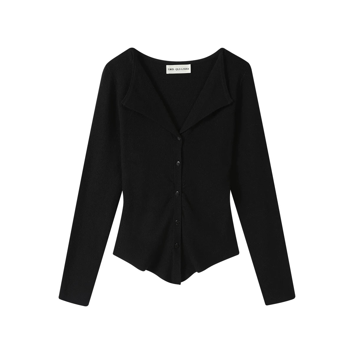 Cholisa-nın erkən yaz geyimi: Koreya üslubunda dizayn, unikal və çoxfunksiyalı toxunmuş hırka, qadınlar üçün yüksək səviyyəli bir rəngli köynək.