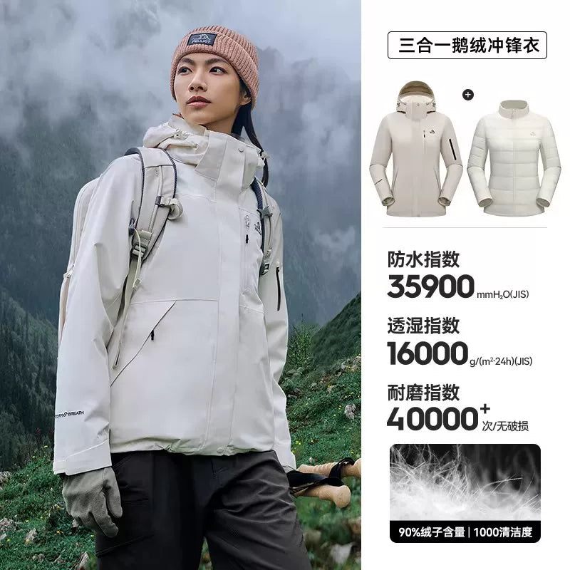 [Klassik 2.0 | Aşağı Versiya] Pelliot Outdoor 3-in-1 Gödəkçə Yeni Çıxarılan Layner Alpinist Gödəkçəsi