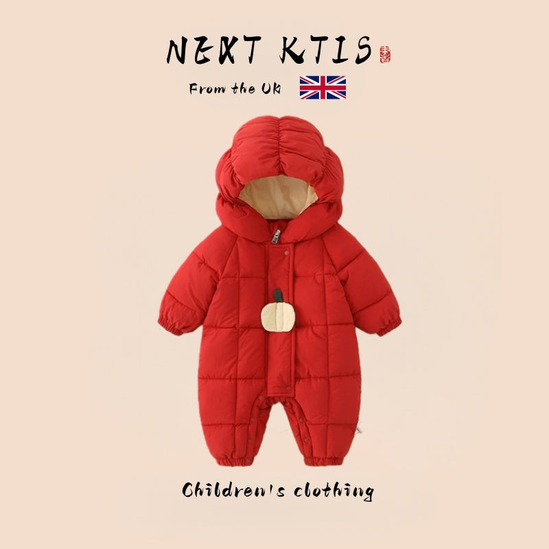 NEXT KTIS UK Körpə Geyimi - Yenidoğulmuşlar üçün İsti və Qalın Payız/Qış Körpə Geyimi - Geyim