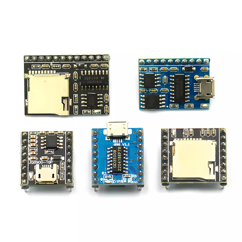 JQ8900-16P 8400 MP3 səs modulu çip serial port nəzarət USB birbaşa surəti musiqi modulu