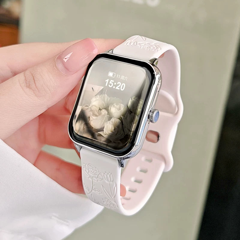 Qızlar üçün ağıllı saat, çoxfunksiyalı, zəng etmək və qəbul etmək, sağlam ürək döyüntüsü idman qolbağı, Xiaomi və Apple mobil telefonlarına uyğundur - 2