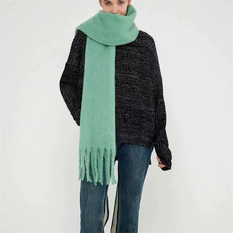 Lüks Payız Qış Qış Şərfi Qadın Kaşmir Şərfi Qalın