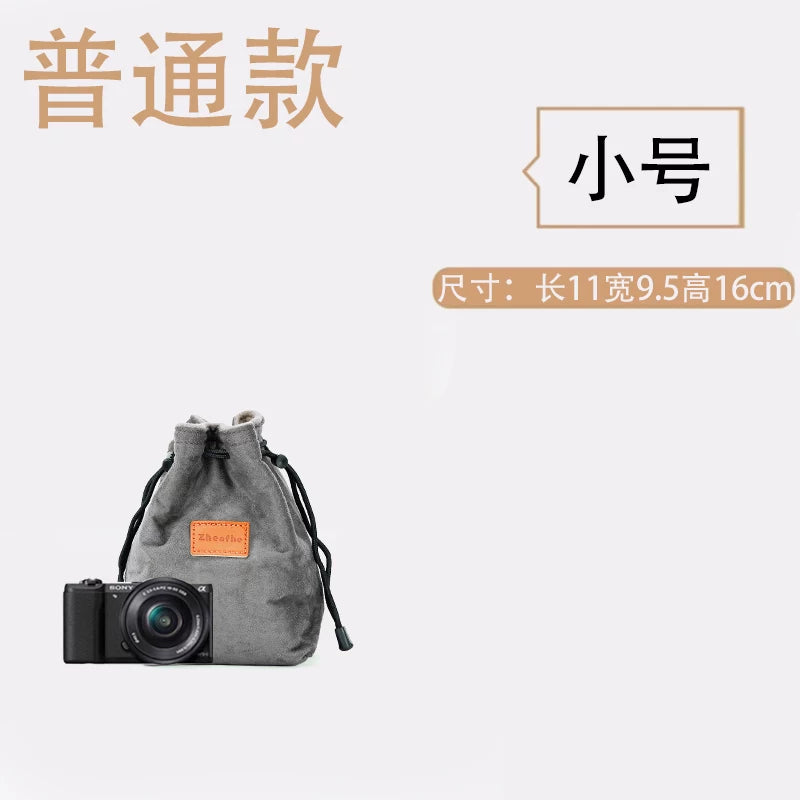 Nikon Canon Sony Fuji üçün uyğun güzgüsüz qoruyucu qapaq SLR daxili çanta portativ lens fotoqrafiya kamerası çantası