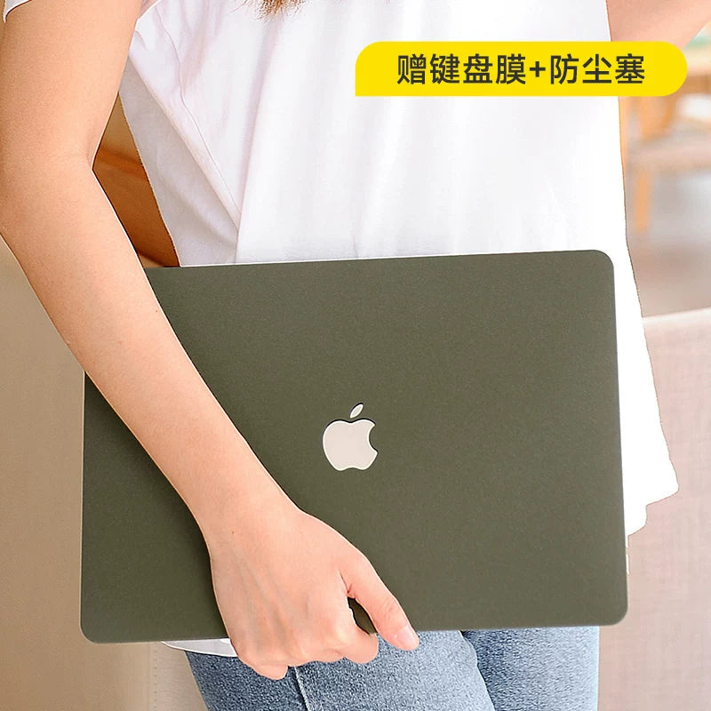 Apple kompüteri üçün uyğundur macbook 14 düymlük notebook qoruyucu qutusu air15 korpus pro16 tutqun və nazik yeni M4M3M5 filmə davamlı, cızıqlara davamlı, neo aşınmaya davamlı və çirklənməyə qarşı 13