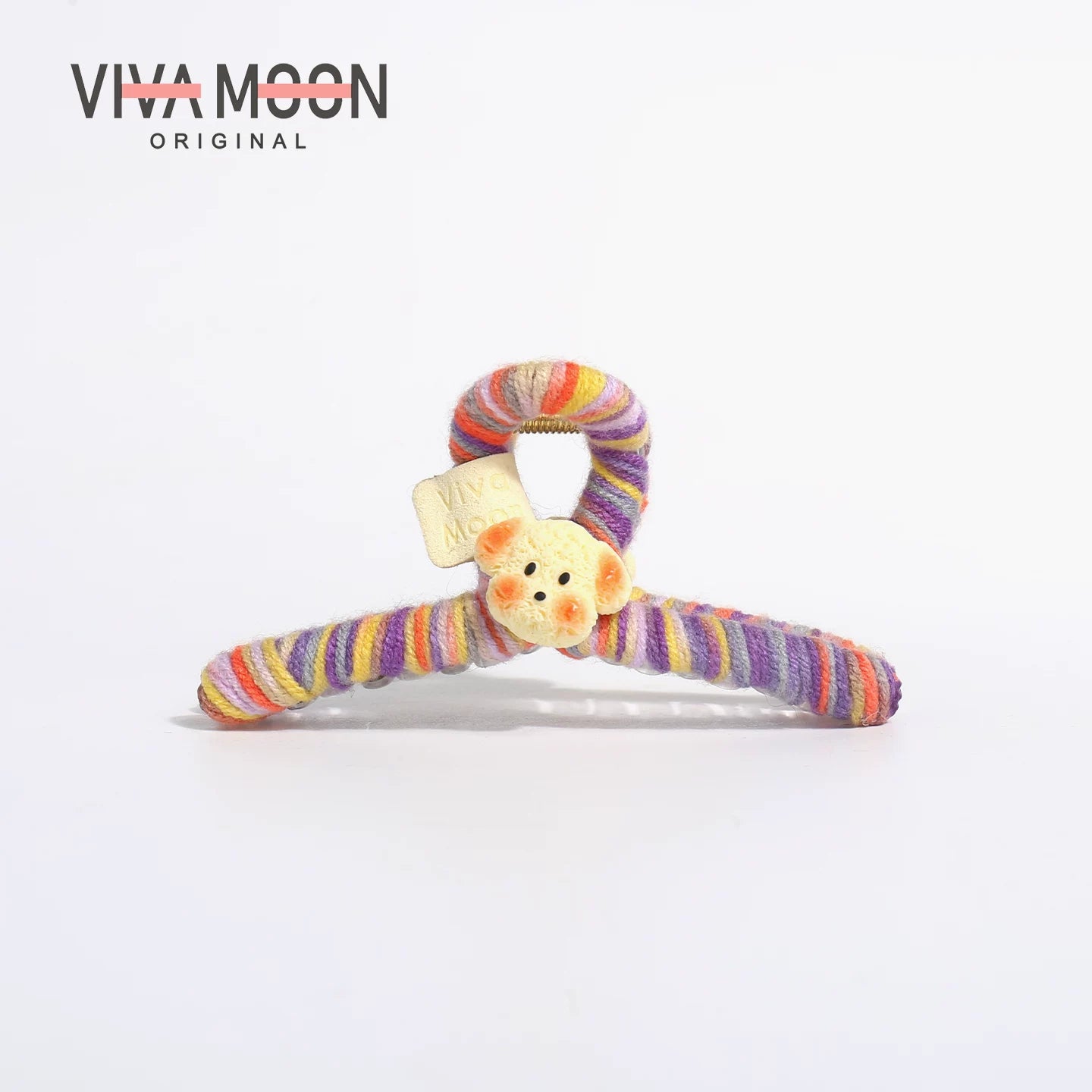 Koreya üslubunda şirin bala caynaq sancağı, sevimli və sadə iplik saç sancağı, böyük ölçülü, başın arxası üçün, yuxarı baxan saç sancağı, payız və qış saç aksesuarı.