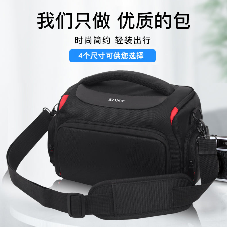 Sony çiyin güzgüsüz SLR kamera çantası a7m2a7r2a7m3a6400a6500 peşəkar fotoqrafiya çantası üçün uyğundur